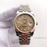 (EW) ROLEX Datejust II Replica Watch Gold Stick Markers ETA3255